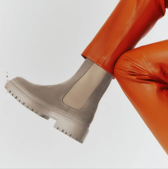 Beige Chelsea Boots - Picture 2 of 7